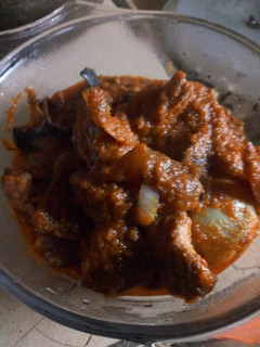 A picture of Ayamase (Ofada stew).
