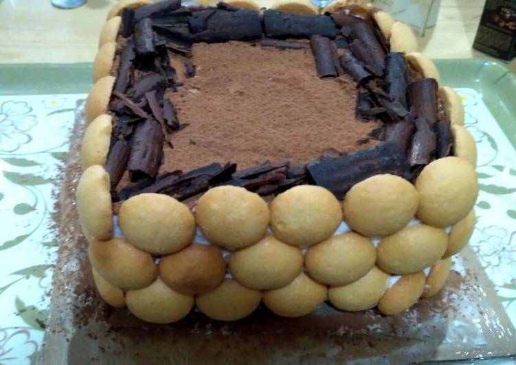 Bahan-bahan Bday cake tiramisu egg drops murmer💓 yang nikmat dan Mudah Dibuat
