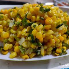 A picture of Stir fried corn.