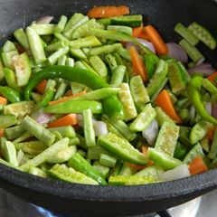 A picture of Mixed veggie fry.