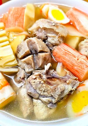 排骨綜合火鍋料竹筍湯（創意料理） 的食譜成品照片