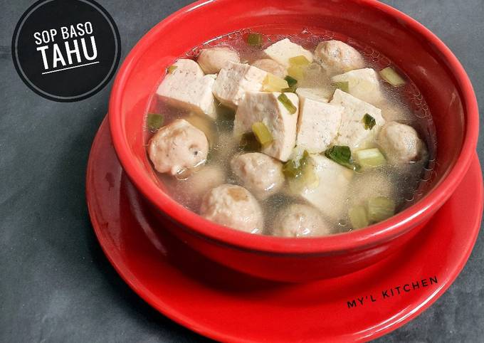 Resep Sop Baso Tahu Oleh Myl Kitchen Libi Cookpad