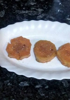 Una foto de Boniato frito con azúcar