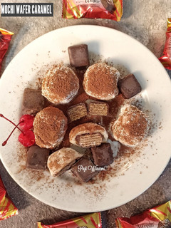 Foto resep Mochi wafer caramel