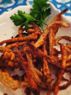 Una foto de Raspas de boquerón fritas 👌🏻😍