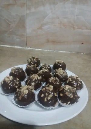 صورة لوصفة كرات الشوكولاتة
