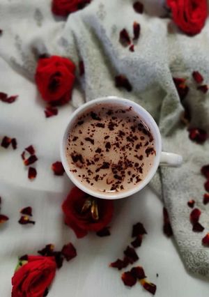 A picture of Vegan and sugar free hot chocolate.
