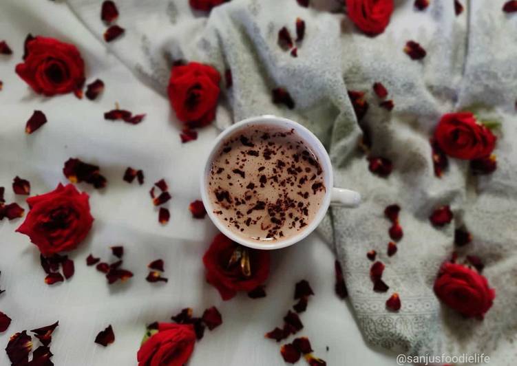 Recipe of Quick Vegan and sugar free hot chocolate