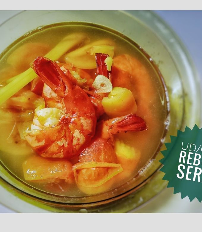 Foto resep Udang rebus serai