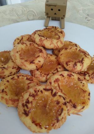 Foto resep Cheese Thumbprint Cookies with Jam