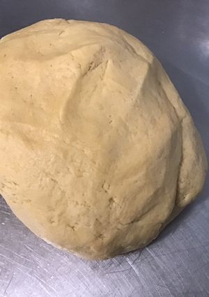 Une photo de Pâte brisée au lait et farines de froment et pois chiches