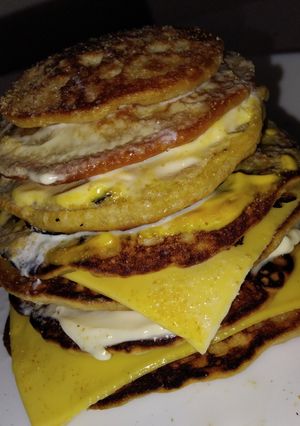 Una foto de Vamos a preparar tortitas caseras con queso 🥞🧀