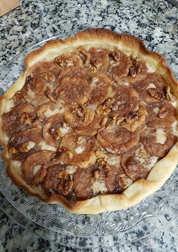 Una foto de Tarta de manzana y canela