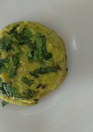 A picture of Three grain upma.