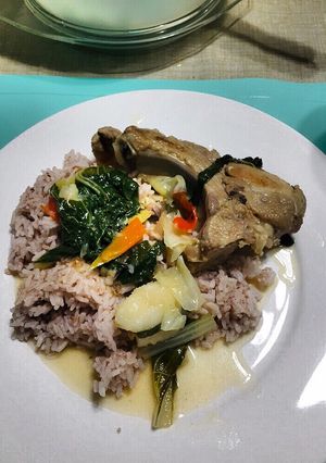 A picture of Nilagang Baboy (Pork Soup).