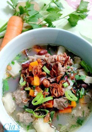 Foto resep Sup Brenebon Babi (Non Halal)