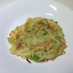 Vegetable pancakes A picture of Vegetable pancakes.