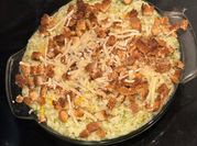 A picture of broccoli and rice casseroles