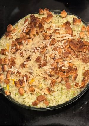 A picture of Vegan Broccoli & Rice Casserole.
