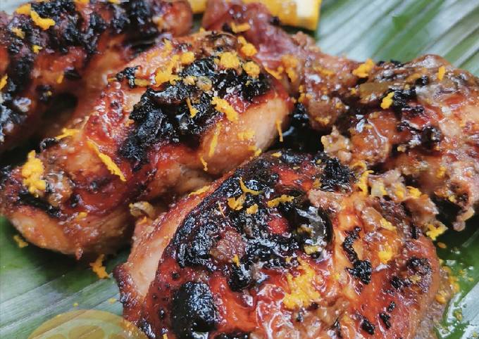 Panggang (Ayam) Kecap Kulit Jeruk