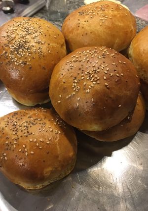 Una foto de Pan para hamburguesas
