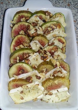 Sajttal sült füge ♡ recept fotója