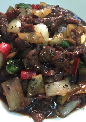 Foto resep Daging Sapi Saos Lada Hitam