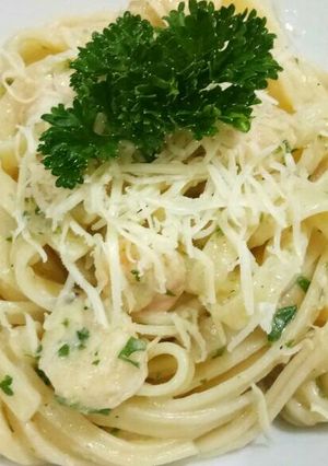 Foto resep Fettucini carbonara