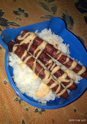 Foto resep Bekal kakak : Sosis Bakar