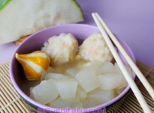 Foto resep Kundur (Winter Melon / Ta Gua / Tung Kua / Bligo) Soup ala Jepang