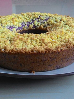 Foto resep Bolu streusel ubi ungu