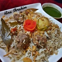 A picture of White Biryani.