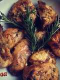 Pollo aromatizado con salvia y romero