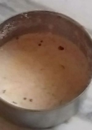 A picture of Coconut (nariyal)chutney.