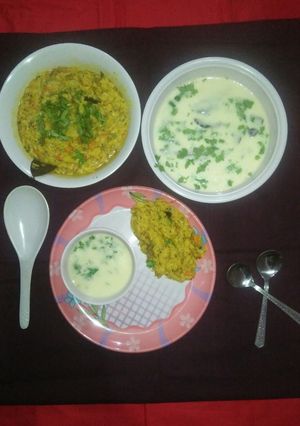 જલારામ ખીચડી કઢી(jalaram  khichdi kadhi Recipe in gujarati) રેસીપી મુખ્ય ફોટો