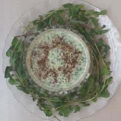 A picture of Coriander and mint raita.