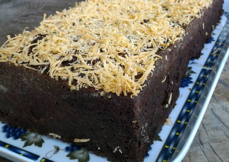 Nutella Choco Cheese Brownie😍