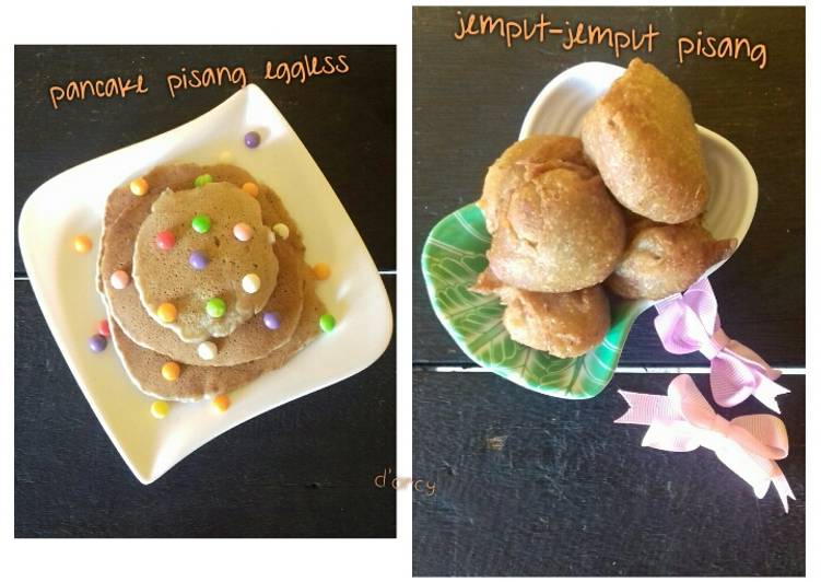 Cara Gampang Membuat Pancake Pisang Eggless &amp; Jemput2 Pisang, Bikin Ngiler