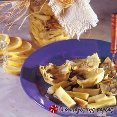 A picture of Marinated artichokes.