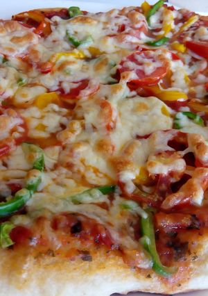 A picture of Vegetable pizza# author Marathon contest #.