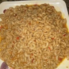 Jollof macroni A picture of Jollof macroni.