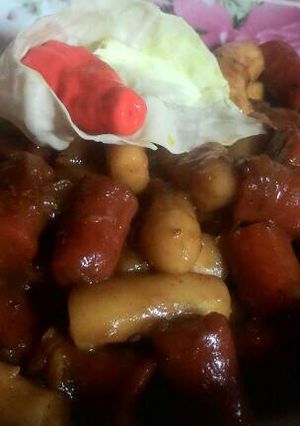 Foto resep Tteokbokki saus kecap
