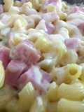 Macarrones con queso al verdeo