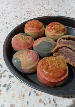 Foto resep 🟨Kue Bulan ▶️ (Mooncake)🟥