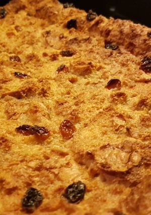 A picture of G's Bread Pudding.