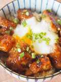 Bol de pollo teriyaki (鶏の照り焼き丼) / Comida japonesa Muy fácil