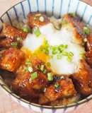 Bol de pollo teriyaki (鶏の照り焼き丼) / Comida japonesa Muy fácil