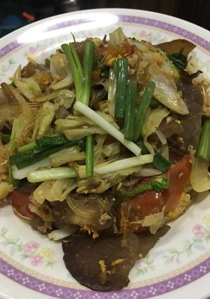 รูปของ “ผัดวุ้นเส้น หรือ ผัดโป้ยเซียน”#งบ60บาท