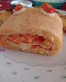 PIONONO RELLENO DE QUESO, CHOCLO, CHERRY Y ZANAHORIAS