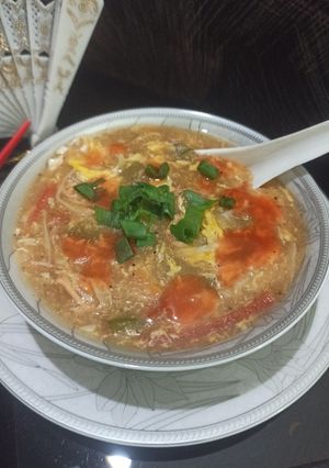 A picture of Hot & Sour Soup.